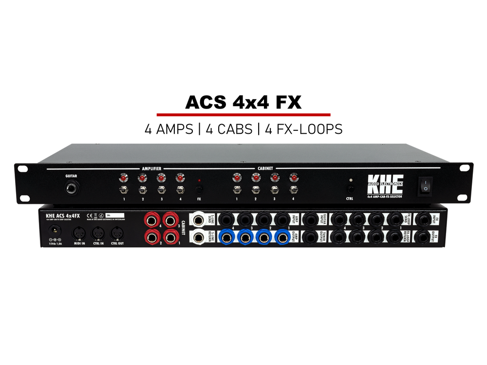 AFX 8 - FX-Loop Switcher — KHE Audio | Amp Cab Switchers